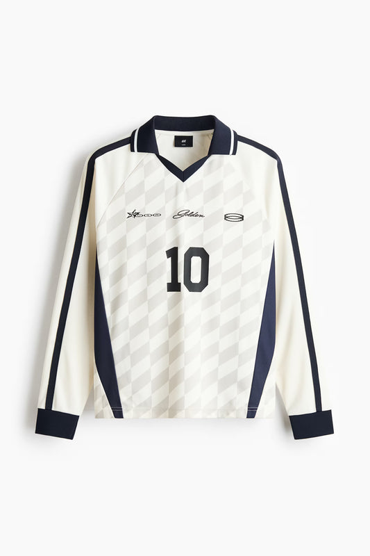 Loose Fit Printed football shirt